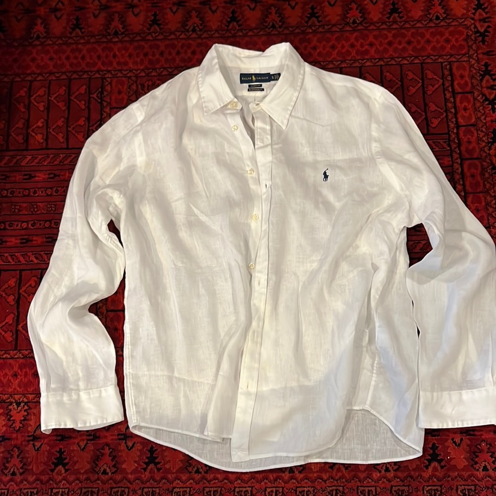 Beautiful white linen shirt